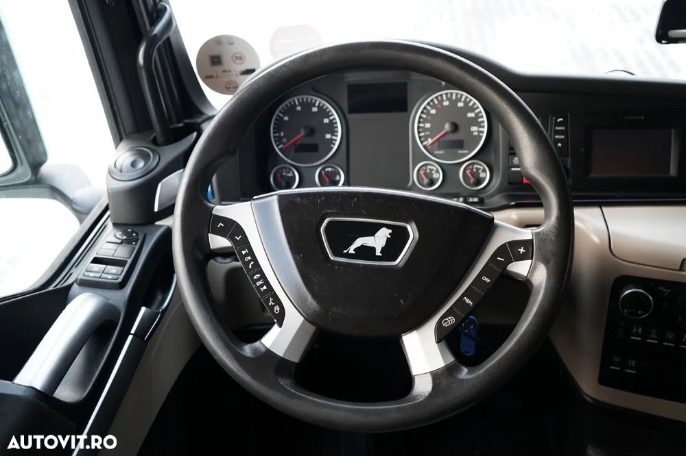 MAN TGX 26.460 / REMORCA TANDEM / 120 M3 / I-PARK COOL / PUNTE RIDICATĂ / PUNTE DIRECȚIE / + REMORCA FRUEHAUF / PUNTE SAF - 31