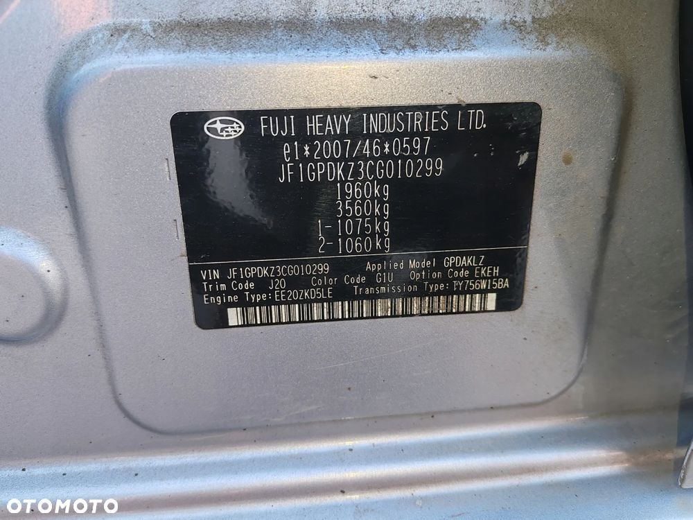 Silnik kompletny 2.0 D BOXER EE20Z Subaru XV Legacy Outback 11-17 - 3