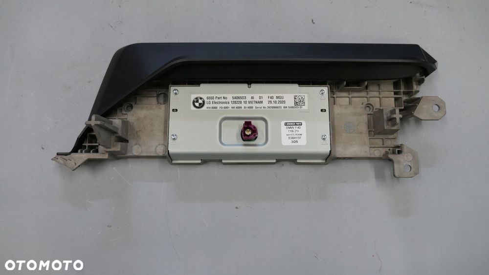 bmw f40 f44 monitor ekran radia nawigacji wyświetlacz 5a065d3 10,25" - 7