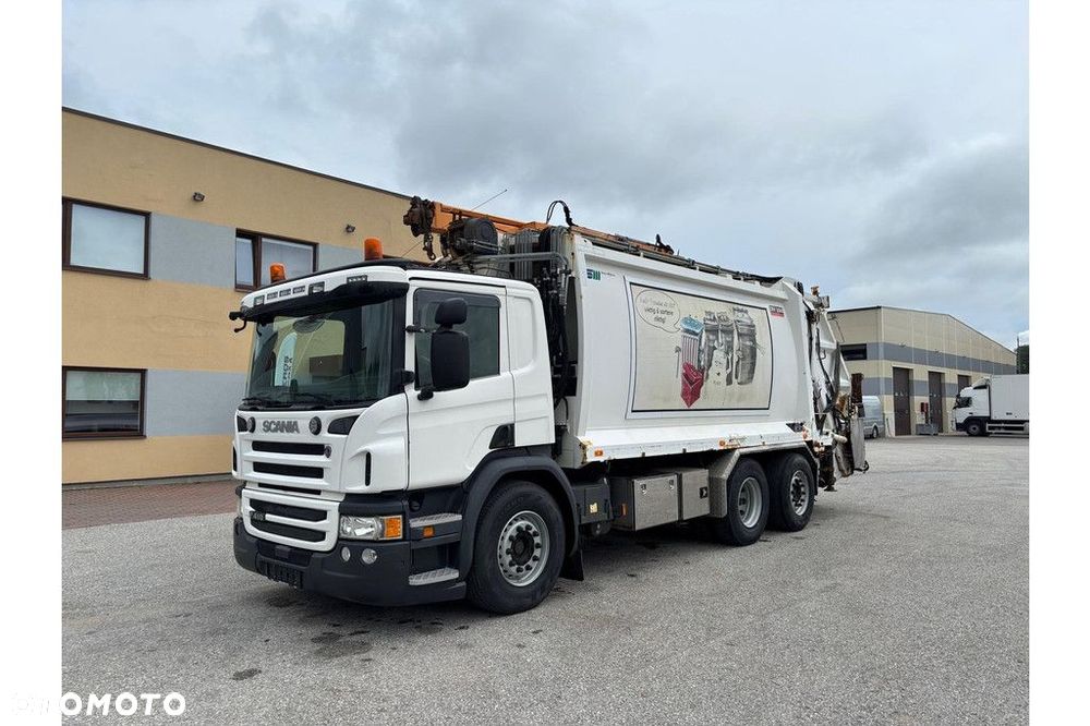 Scania P410 6x2*4 + Kaoussis CRV2000 20 m3 + CRANE ECO 806 - 3