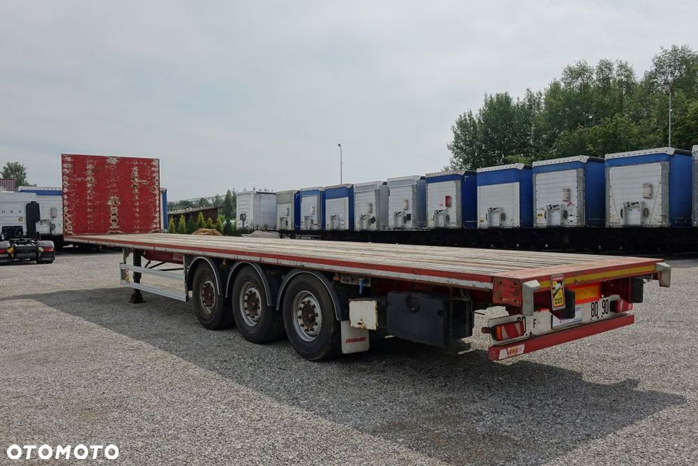 Fruehauf PLATFORMA / STANDARD / OSIE SAF / PODŁOGA WZMACNIANA - SZYNA-DESKA - 7