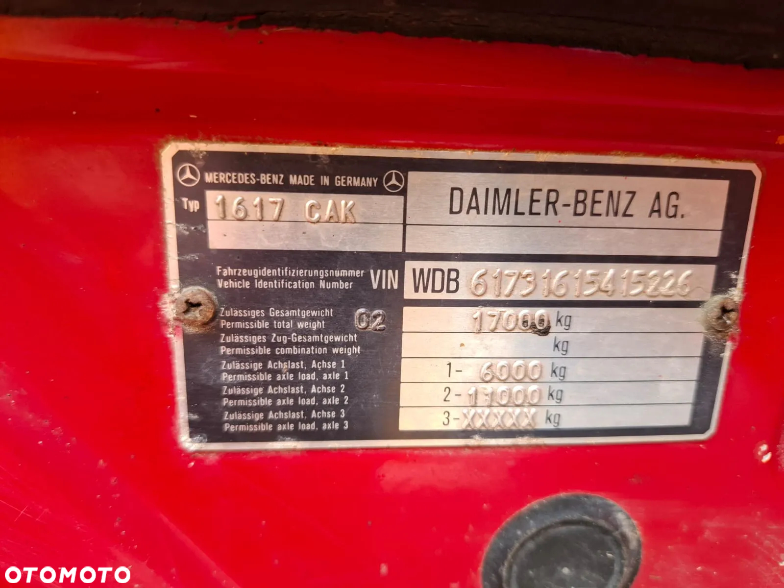 Mercedes-Benz 1617  4X4 CAK + HDS MEILLER MK 51R - 23