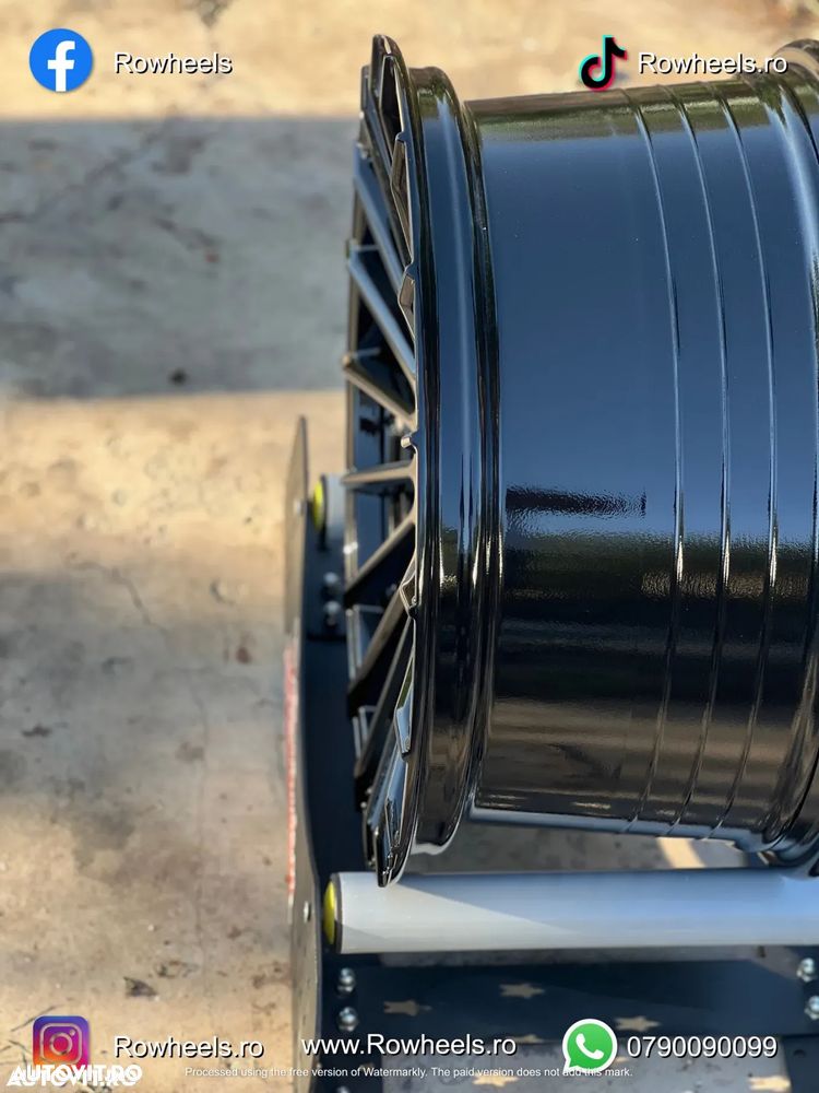 Jante Roti Mercedes 20 R20 Model spitat R20 W222 W221 W212 W204 W205 CLS W212 W222 W213 GLE GLC W223 W214 cu anvelope vara sau iarna 245/275 sau alte dimensiuni recomandate de producator Roti Mercedes R20 Hamann - 8