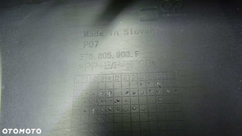 seat ateca cupra lift 575 - spoiler, dokładka zderzaka przedniego nowy !! - 8