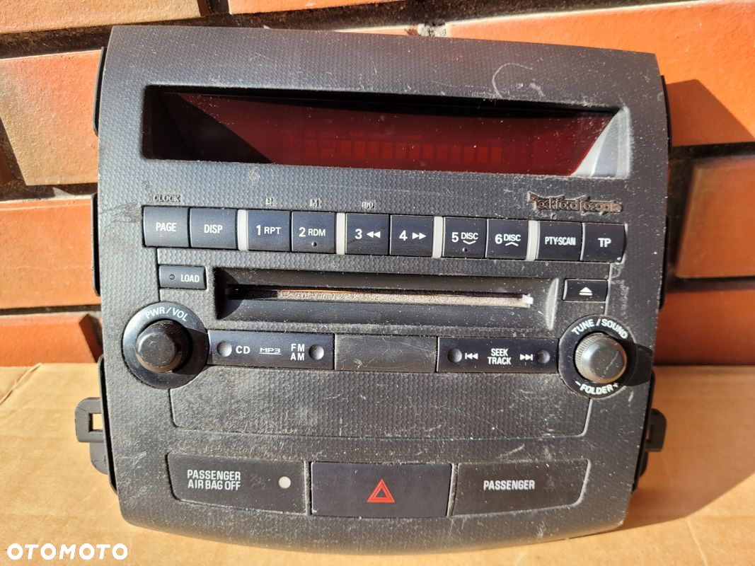 Radio panel wyświetlacz rockford Mitsubishi OE 8002A539XA - 2