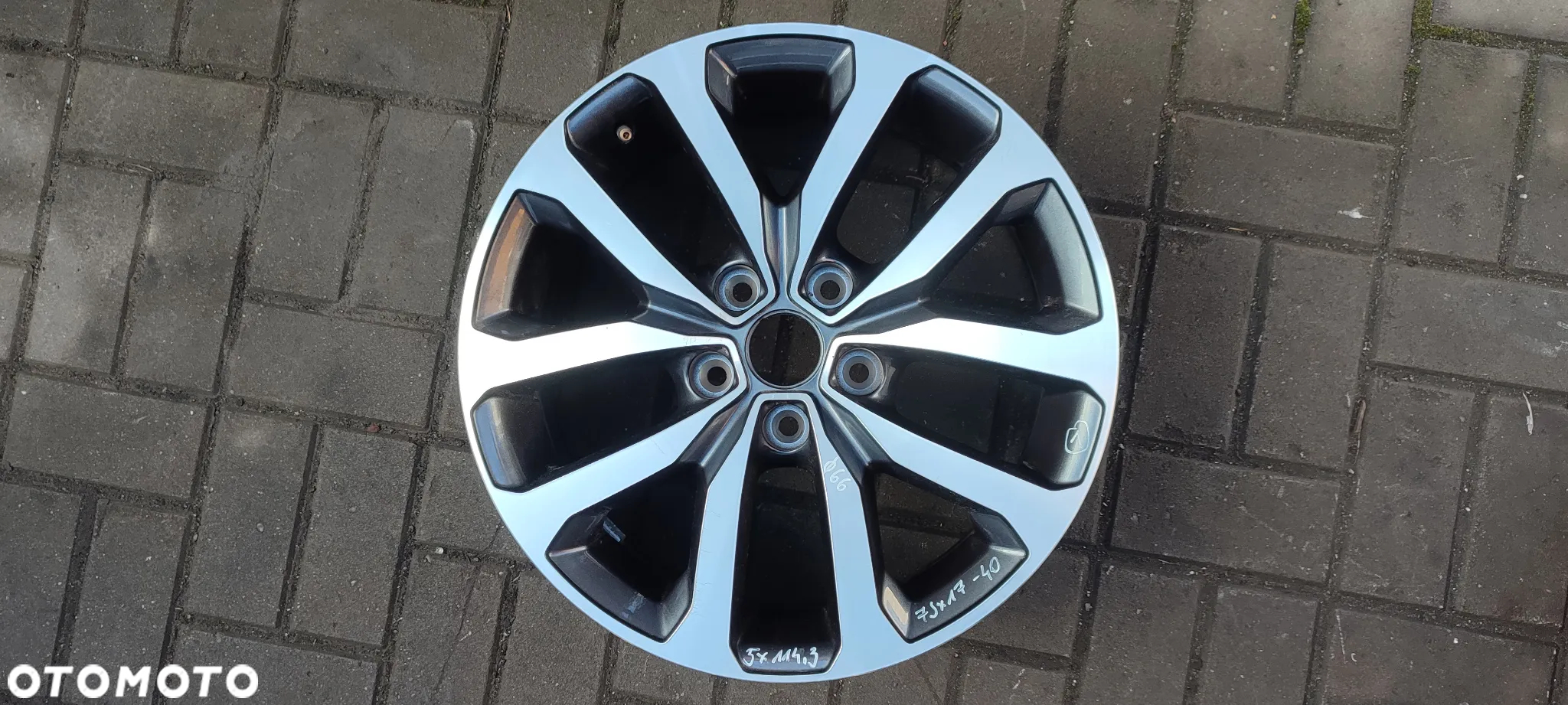 FELGI 403004615R 5x114,3 7Jx7 CALI ET40 RENAULT KAPTUR KADIAR MEGANE III SCENIC TALISMAN QASHAI KOMPLET 4 SZTUKI - 2