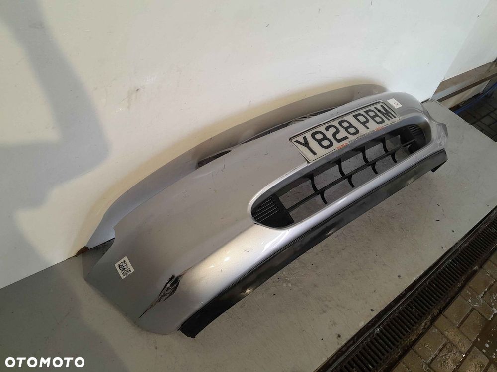 ^ ZDERZAK PRZÓD PRZEDNI HONDA CIVIC 7 VII NH632M SREBRNY - 4