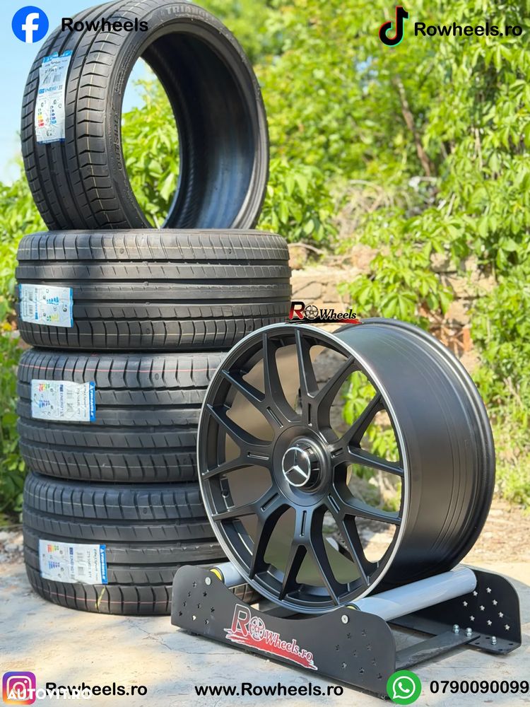 Jante MERCEDES20 R20 Model AMG Model anvelope vara/iarna 245-40-20-275-35-20 Roti Mercedes complete jante mercedes 20 W212 W213 W214 W221 W222 W223 GLE GLC - 1
