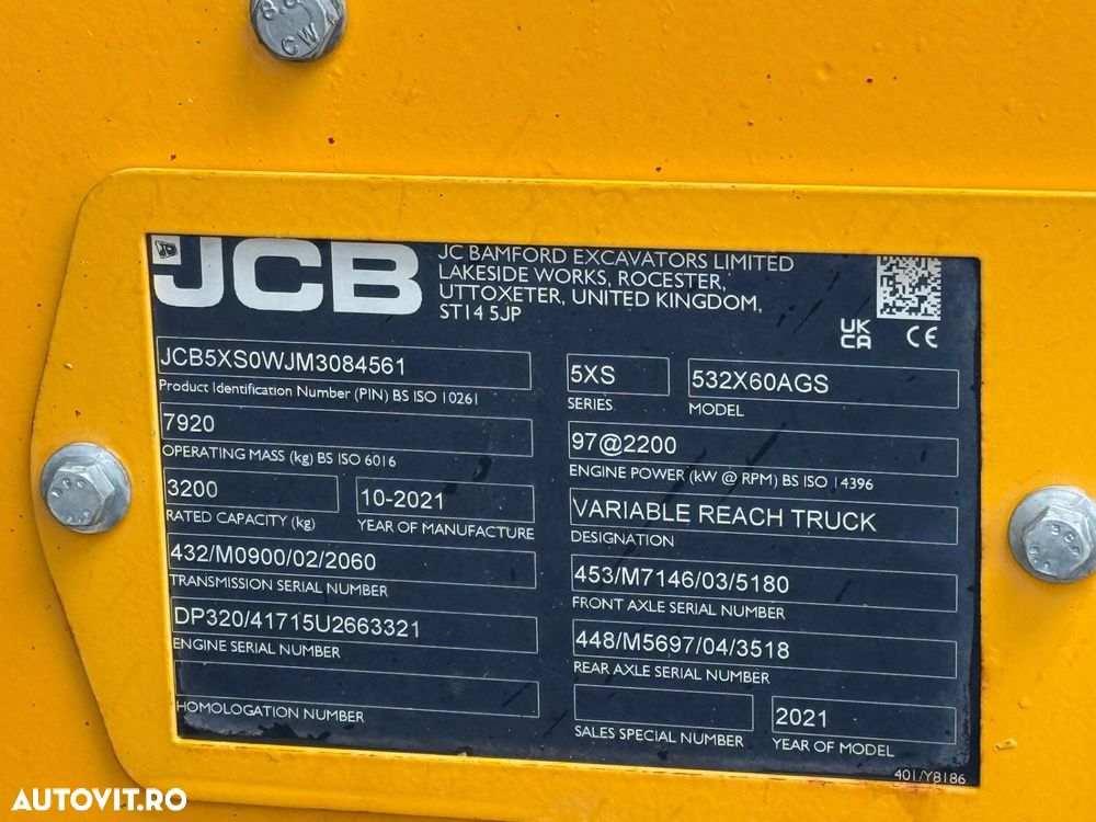 JCB 532-60 AgriSuper Chariot Telescopic - 10
