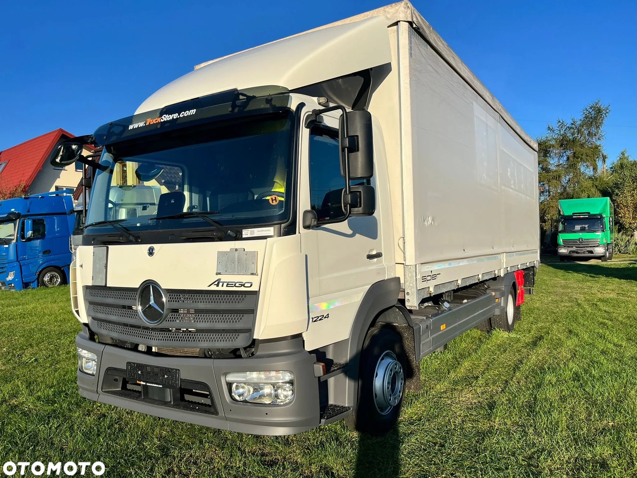 Mercedes-Benz ATEGO 1224L BURTO-PLANDEKA 7.20 m | WINDA | - 7