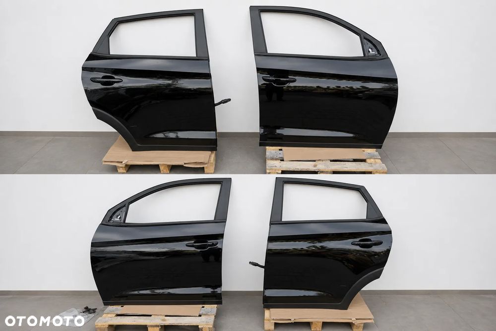 HYUNDAI TUCSON II 2 III 3 DRZWI LEWA STRONA PRAWA STRONA LEWY PRZÓD PRAWY PRZÓD TYŁ TYLNE LEWE TYLNE PRAWE PAE CZARNE