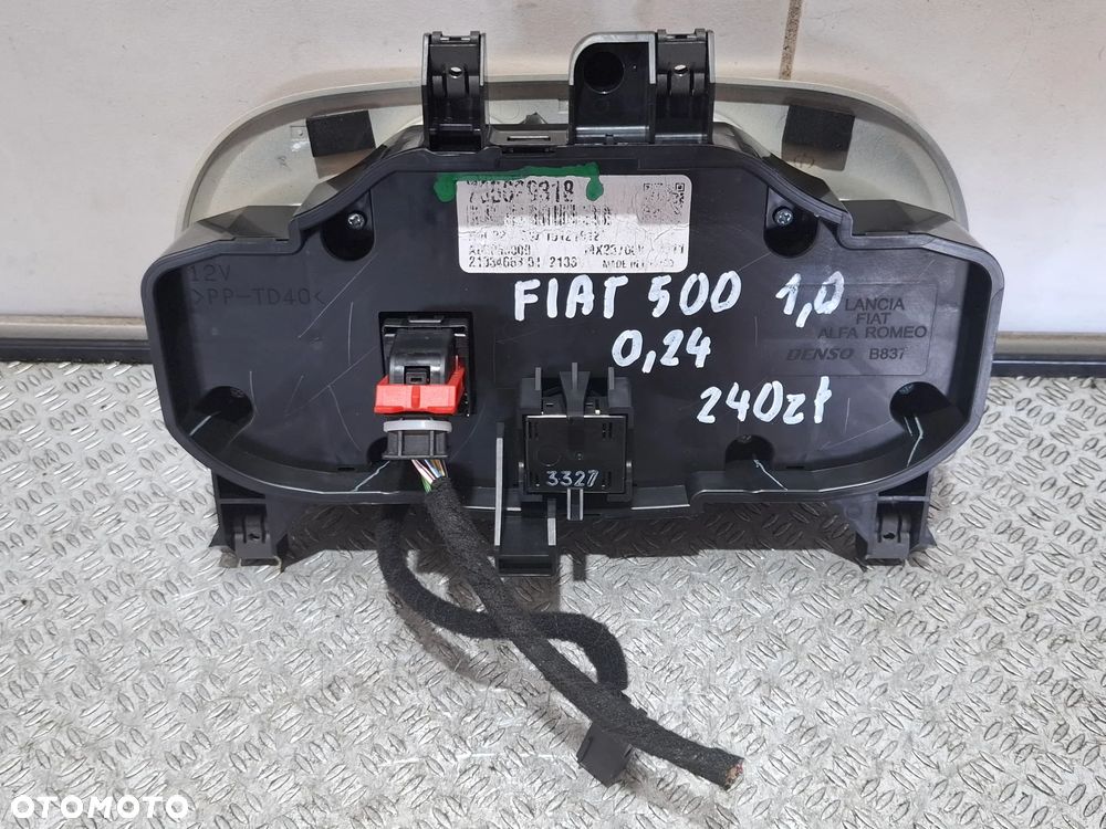 Panel klimatyzacji climatronic Fiat 500 rok 2024 nr 735629318 - 3