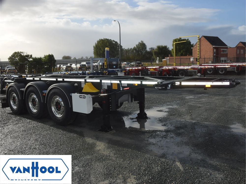 Van Hool nowa naczepa pod tank kontener 20, ADR EX/II EX/III, cena netto 23300 euro - 3