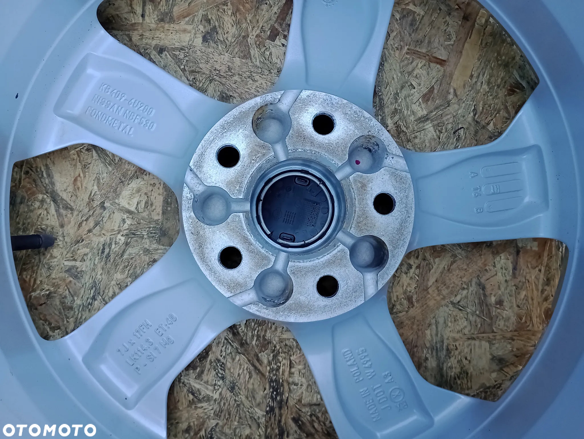 FELGI ALUMINIOWE 5x114 R17 7J ET40 RENAULT AUSTRAL CAPTUR CLIO ESPACE EXPRESS FLUENCE KADJAR KANGOO KOLEOS LAGUNA LATITUDE MEGANE TALISMAN ZOE - 7