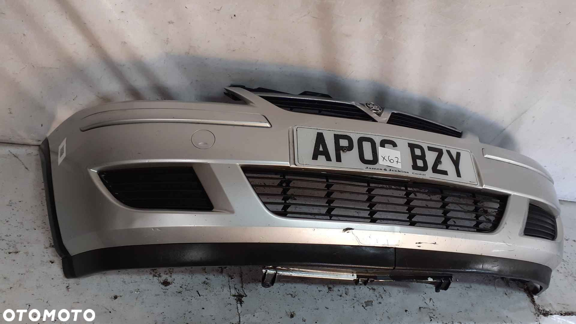+ ZDERZAK PRZÓD PRZEDNI OPEL CORSA C LIFT FL Z157 SREBRNY - 4