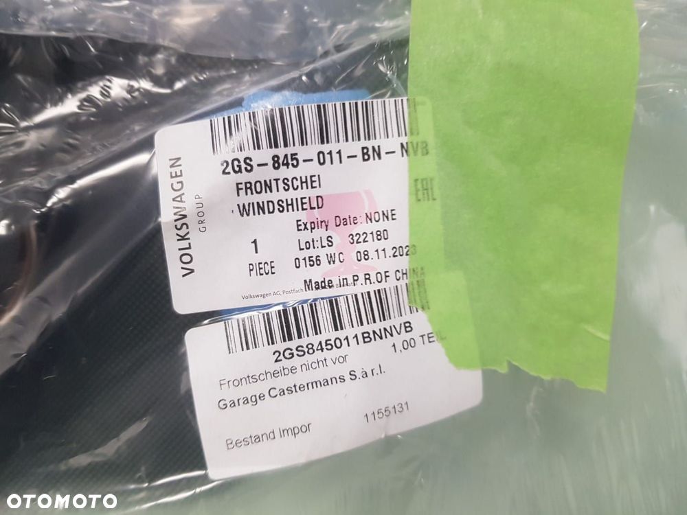 NOWA ORYGINALNA SZYBA PRZEDNIA CZOŁOWA ZIELONA VW POLO VI 6 17- 2GS845011BNNVB KAMERA SENSOR DESZCZU - 6