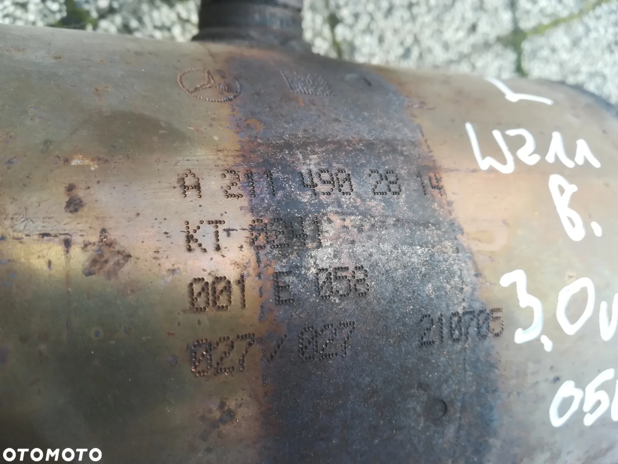 Mercedes W211 3.0 V6 Benzyna Katalizator Katalizatory Sonda 2005 - 5