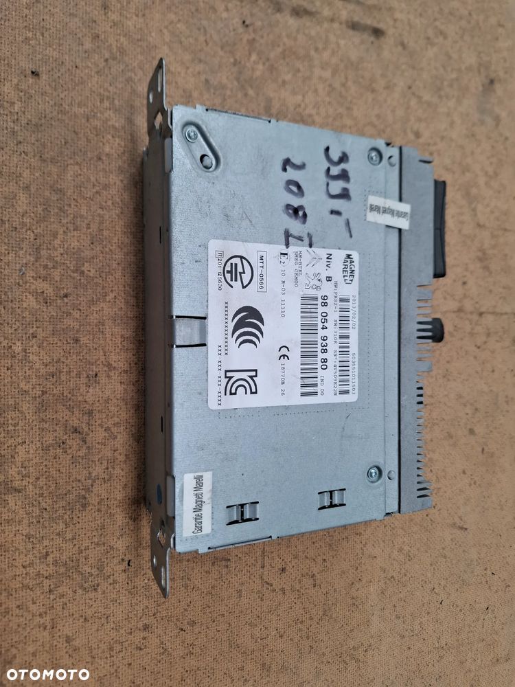 PEUGEOT 208 I NAWIGACJA RADIO 9805493880 - 1
