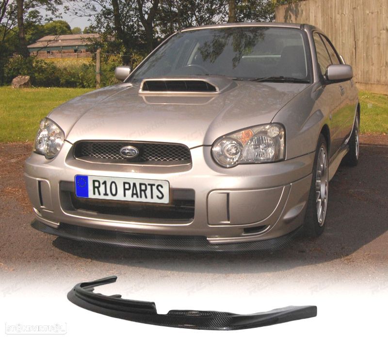 SPOILER LIP SUBARU IMPREZA 04- GDB STI CARBONE - 1