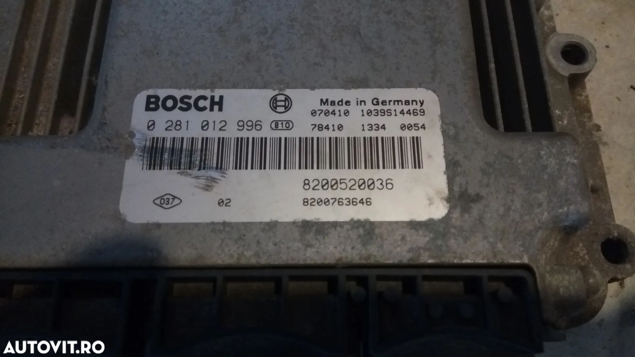 Calculator motor Espace 2.2 dci ECU Renault Espace 4 0281012996  8200520036 - 1