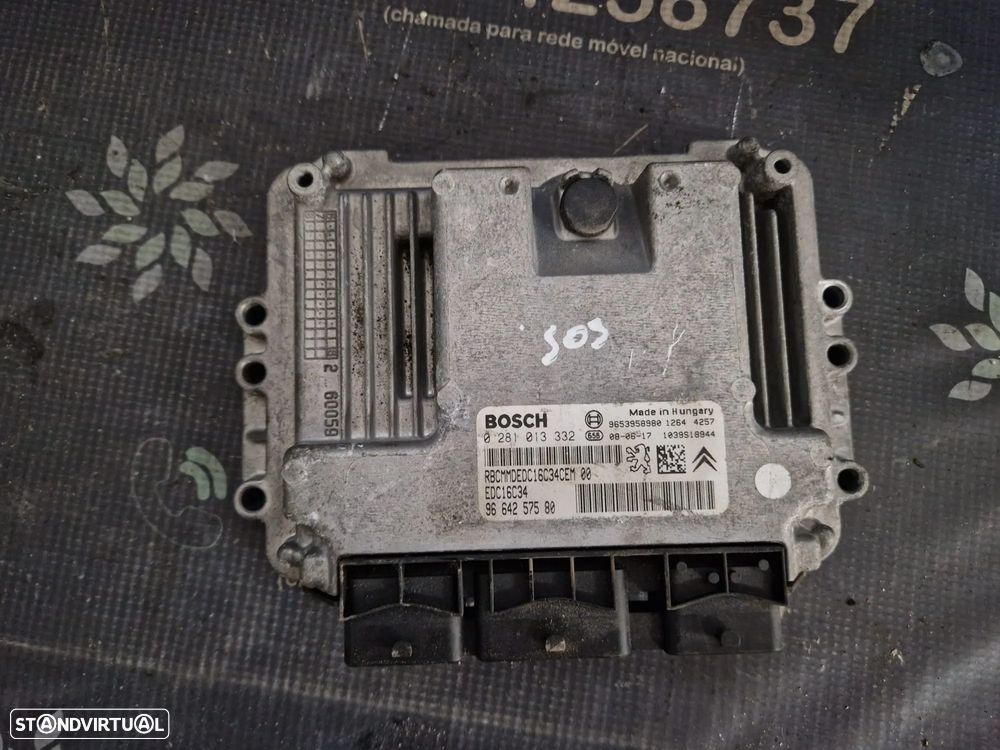 Centralina usada BOSCH 0 281 013 332 PEUGEOT 308 1.6 HDI