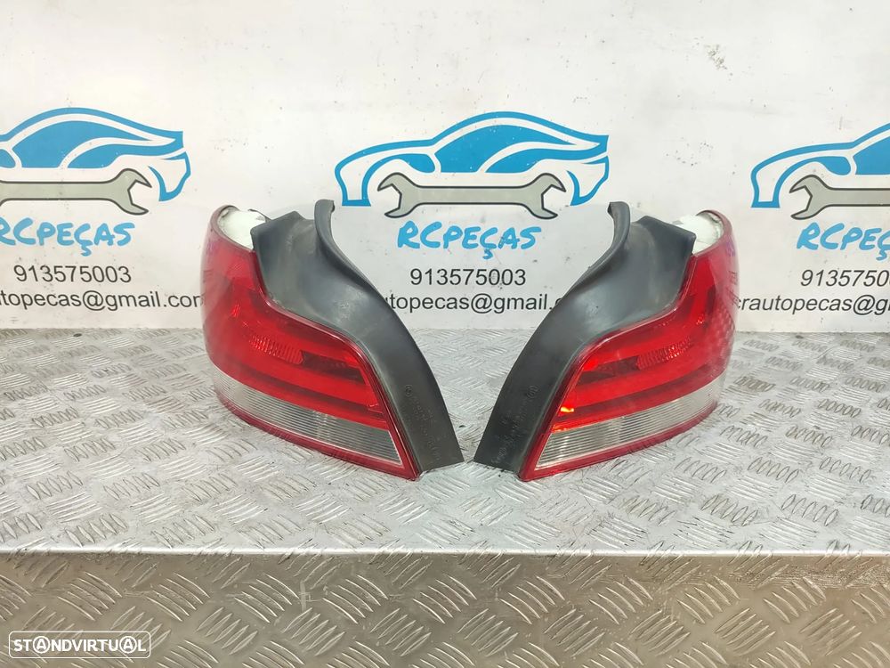 Conjunto Farolins Farolim BMW serie 1 E82 Coupe E88 Cabrio LCI Led 2006 - 2013 7273430 7273429 - 3