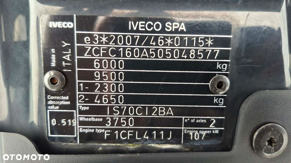 Iveco 35C15, 35C14, 35C13,60C15, 70C15 - 6