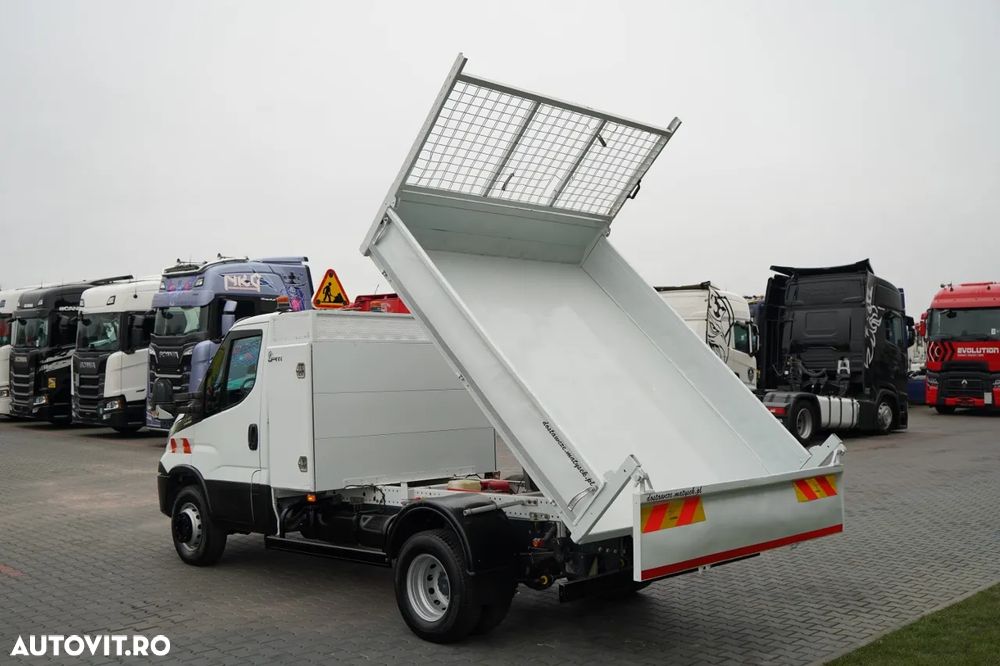 Iveco DAILY 70-180 / BASCULATOR SPATE / 7 TONE MTA / DUBLU / HI-MATIC / BLOCARE PUNȚI - 6