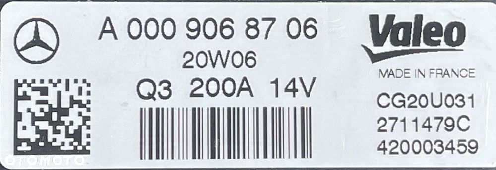 MERCEDES 205 253 213 ALTERNATOR NOWY ORYGINAŁ - 14