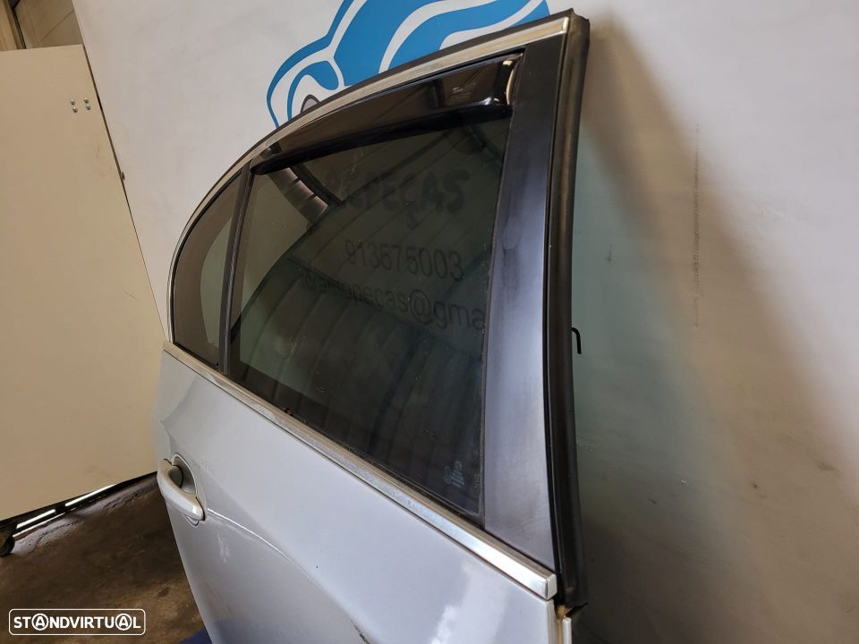 PORTA PORTAS TRASEIRA TRÁS DIREITA 41527202342 7202342 BMW SERIE 5 E60 SEDAN CARRO FECHO ELEVADOR MOTOR PUXADOR VIDRO - 4
