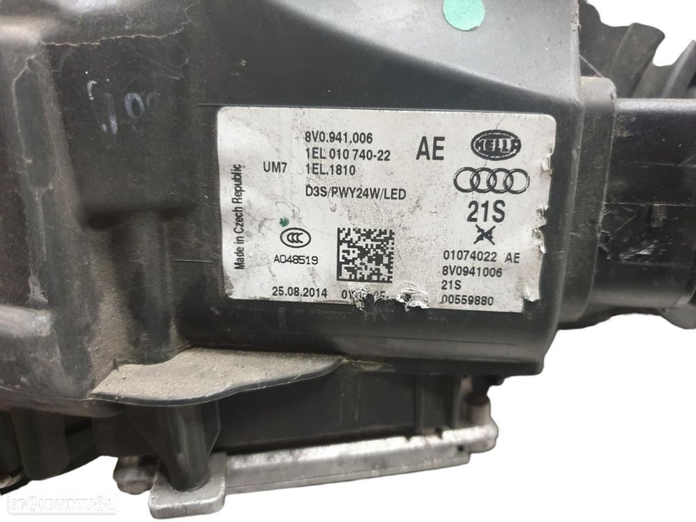 FAROL DIREITO AUDI A3 8V1 - 3