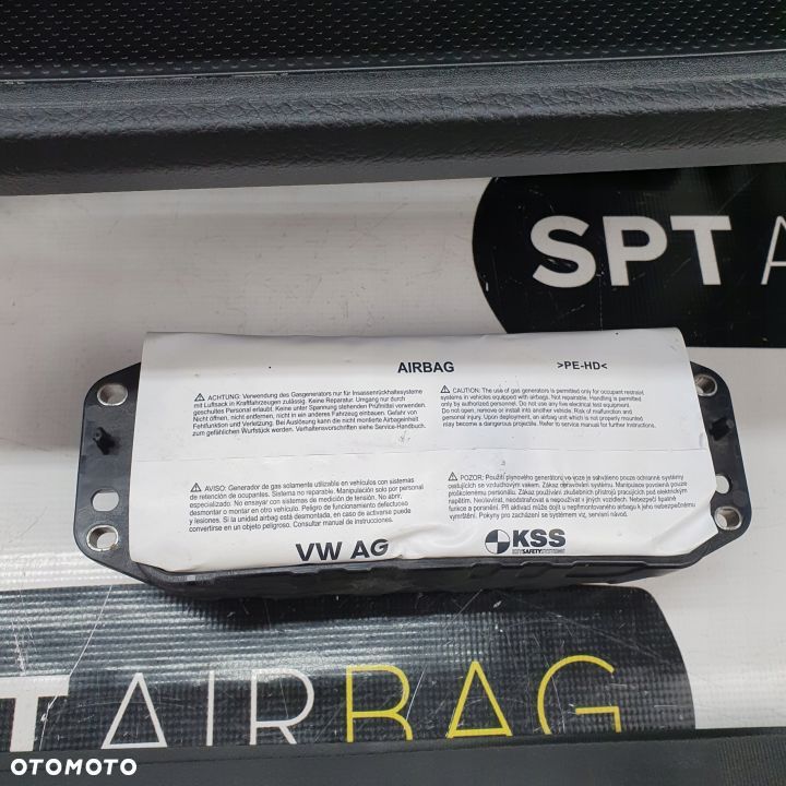 VW T6 DESKA ROZDZIELCZA KONSOLA KOKPIT PULPIT PODUSZKI AIRBAG AIR BAG PASY KIT SET - 7