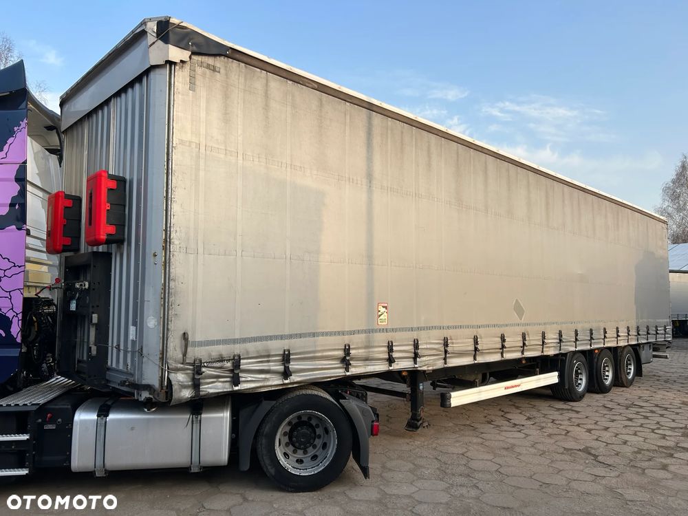 Schmitz Cargobull KASSBOHRER MEGA / FIRANKA / OSIE SAF R 19.5 / BARDZO ŁADNE OPONY / DWA KOŁA ZAPASOWE / REGULOWANY PODNOSZONY DACH / 3 SZTUKI / 2016 ROK PRODUKCJI !! - 2