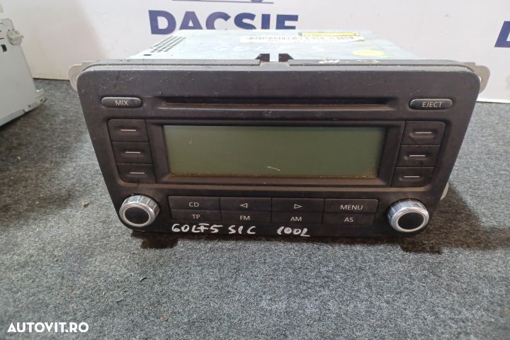 Radio cd 1K0035186G Volkswagen VW Golf 5 [2003 - 2009] Hatchback 3-us - 1