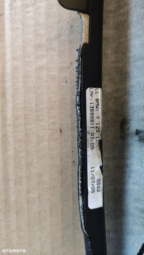Mieszek osłona hamulca ręcznego BMW E87 1.6 benzyna