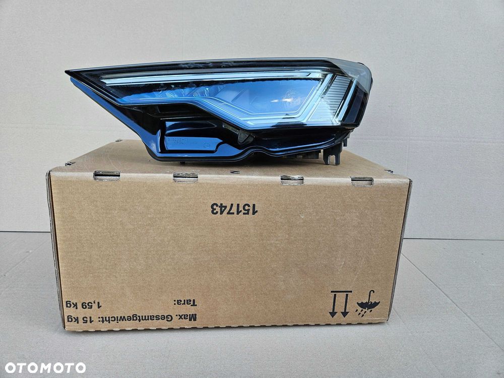 AUDI A6 C8 lampa lewa przód reflektor FULL LED MATRIX 4K0941039 - 6
