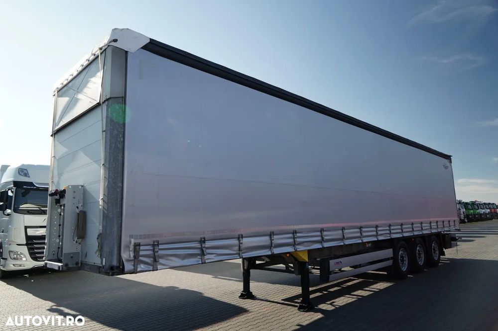 Schmitz Cargobull CORTINĂ / STANDARD / REMORCA DIN OȚEL - 9 M / ACOPERIȘ CULISANT / AXĂ CULISANTĂ / 2021 - 4