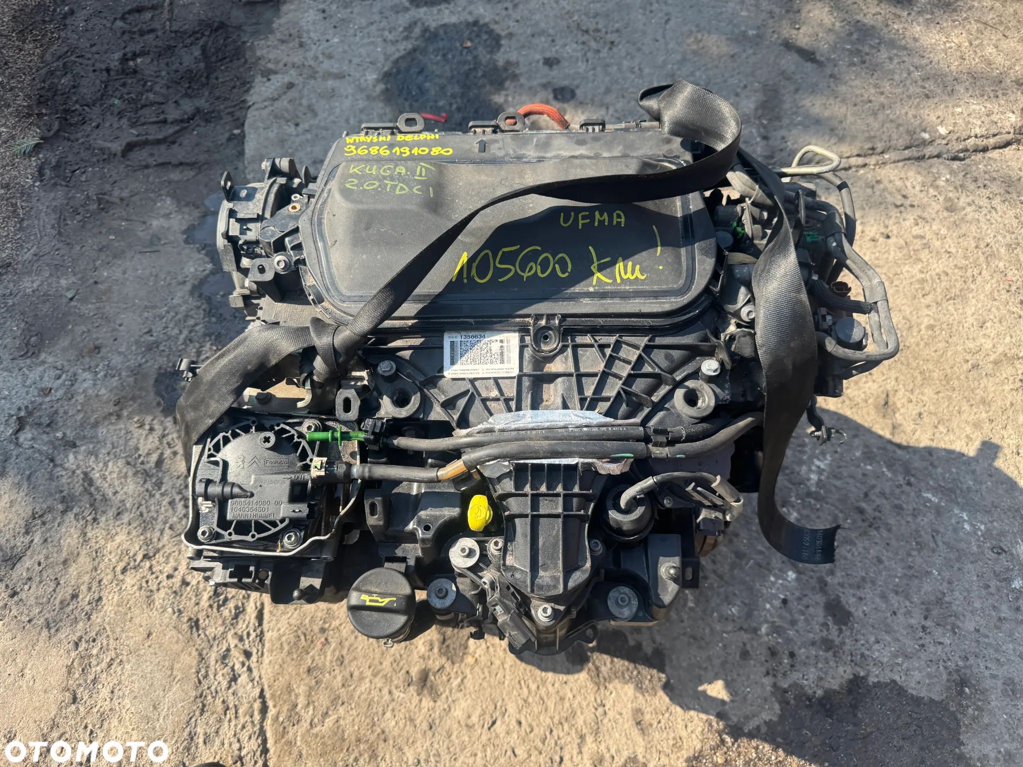 Silnik UFMA D4204T 2.0 TDCI 105TYS! Ford Kuga II MK2 2012- OE - 1