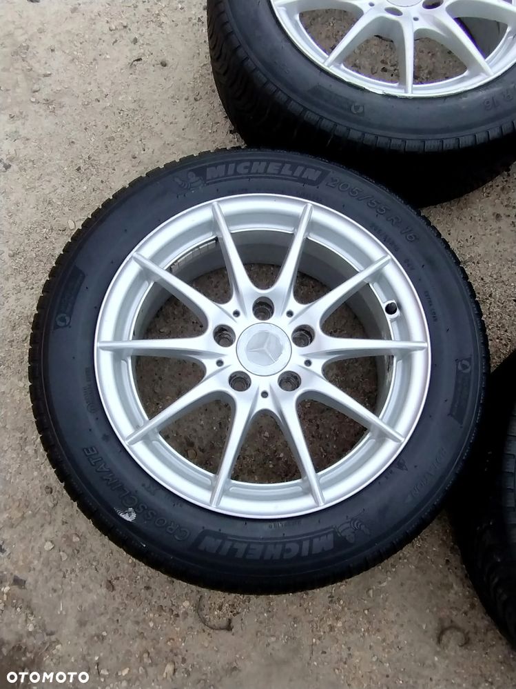 5x112 Felgi Aluminiowe Alufelgi 16 Mercedes Koła Całoroczne Wielosezonowe A klasa W176 W169 B W246 W245 CLA W117 A117 C W204 Legnica ALU-RAD 205/55 5mm - 7