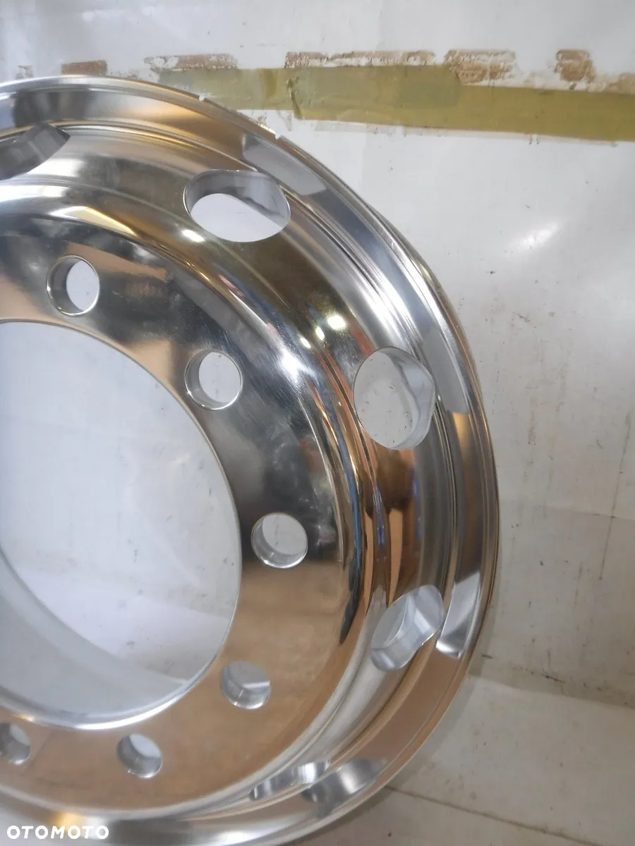 88U553DB. FELGA ALUMiniowa nowa alcoa 10 OTW 22,5X8,25 ET176 DWUSTRONNIE POLER.SR.OTW.32MM,ZAWOR WEWN.AURORA-B. - 12