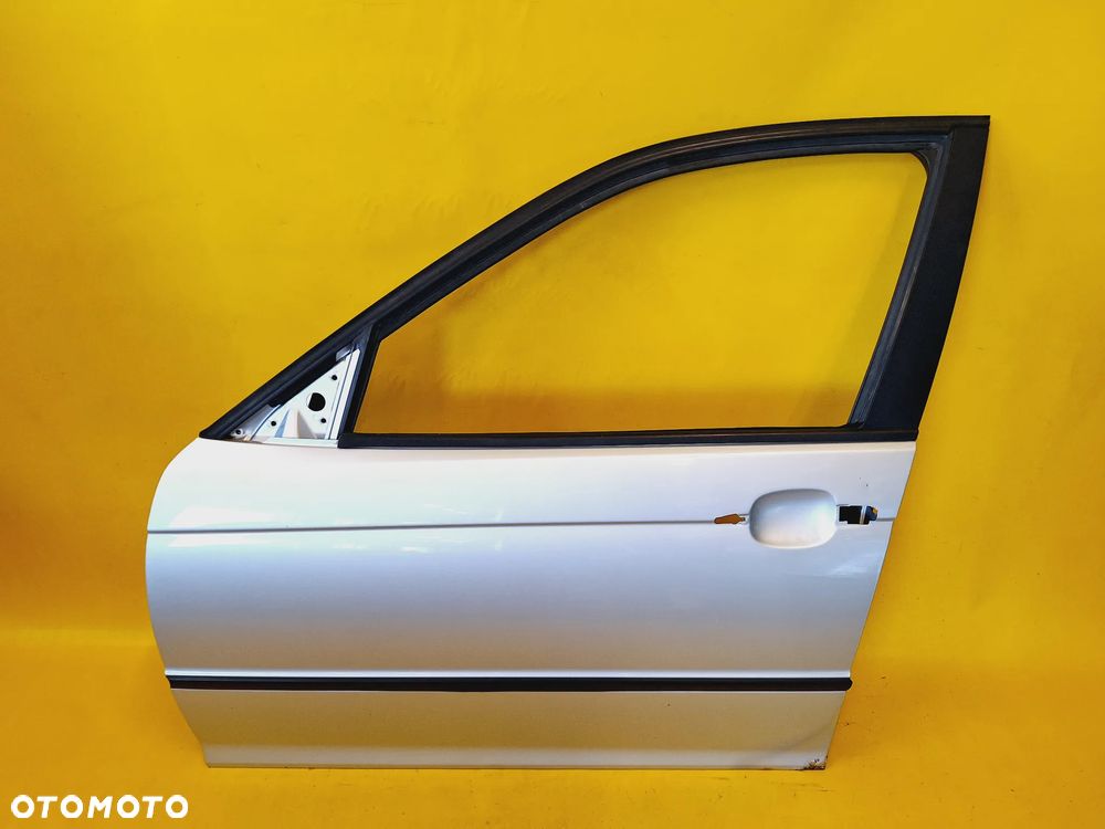 DRZWI LEWY PRZÓD LEWE PRZEDNIE BMW E46 SEDAN LAK: TITANSILBER METALLIC 354/7 NR974 - 1