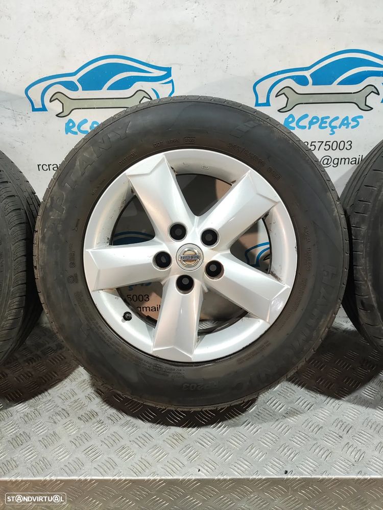 Conjunto Jantes 16 Originais Nissan Qashqai 1 J10 6,5J ET40 5x114,3 - 4