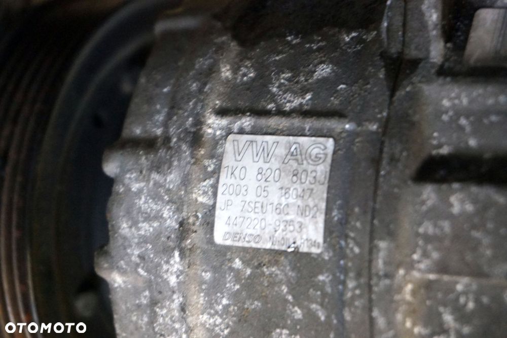 KOMPRESOR KLIMATYZACJI SPRĘŻARKA A3 8P 2.0 TDI 1K0820803J 1K0820859F 447220-9353 AUDI 2003-2008 - 3