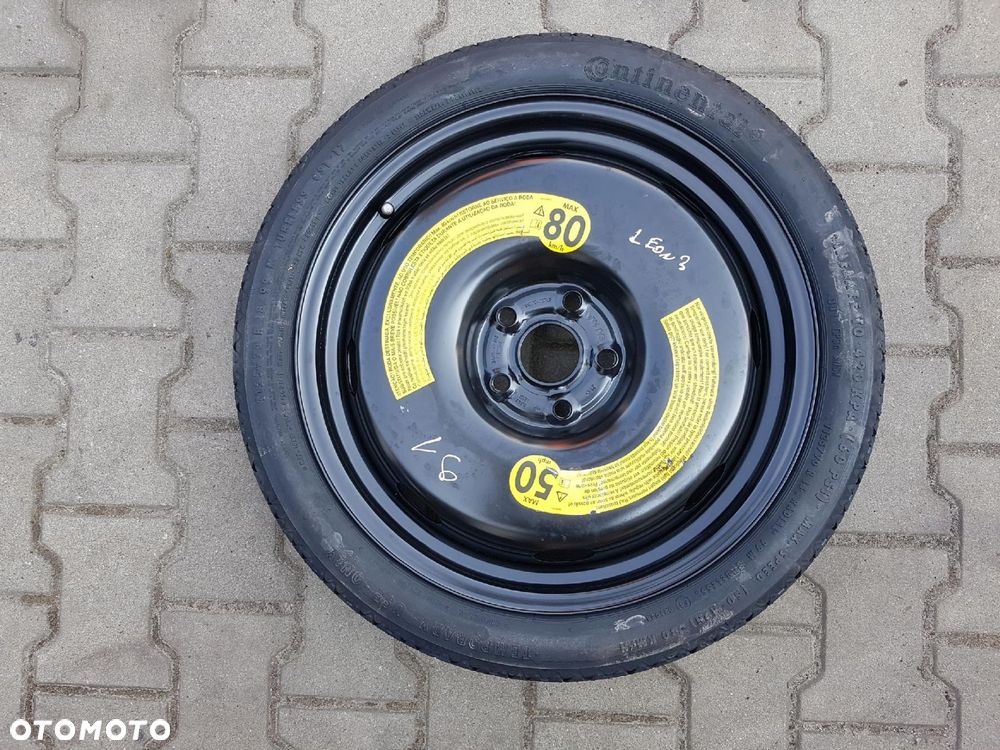 SEAT LEON III 3 5F 12-20r VW GOLF 7 A3 8V KOŁO DOJAZDOWE 18 5X112 - 1