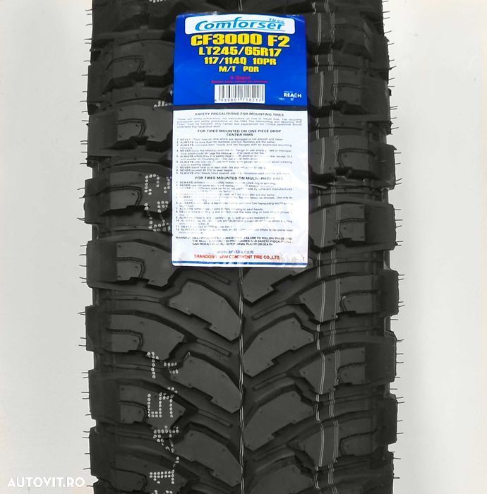 Anvelopa NOUA M+S* M/T Off Road 245/65R17 Comforser CF3000 117/114Q 10PR - 2