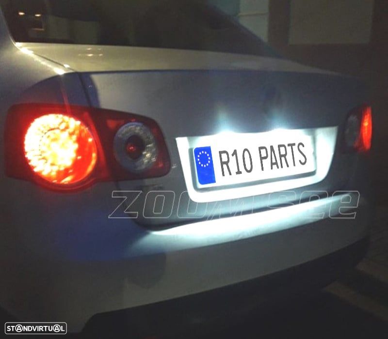 KIT COMPLETO 8 LAMPADAS LED INTERIOR PARA VOLKSWAGEN VW PASSAT B6 SALOON VARIANTE 06-11 - 4