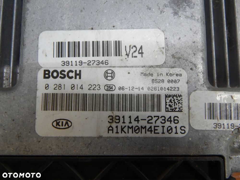 zestaw startowy sterownik stacyjka 2.0 crdi Kia Sportage II 05-10 carens ceed Łuków części - 5