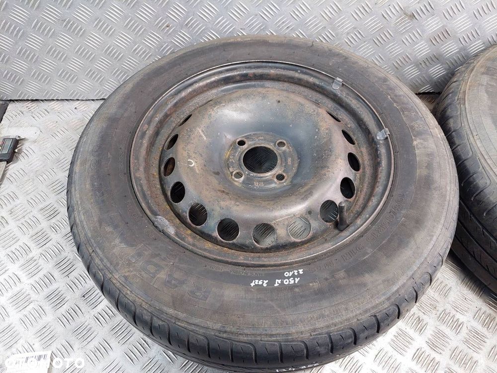 KOŁA FELGI OPONY LETNIE 2 SZT 4x100 6,5Jx15 ET45 195/65R15 RENAULT - 3