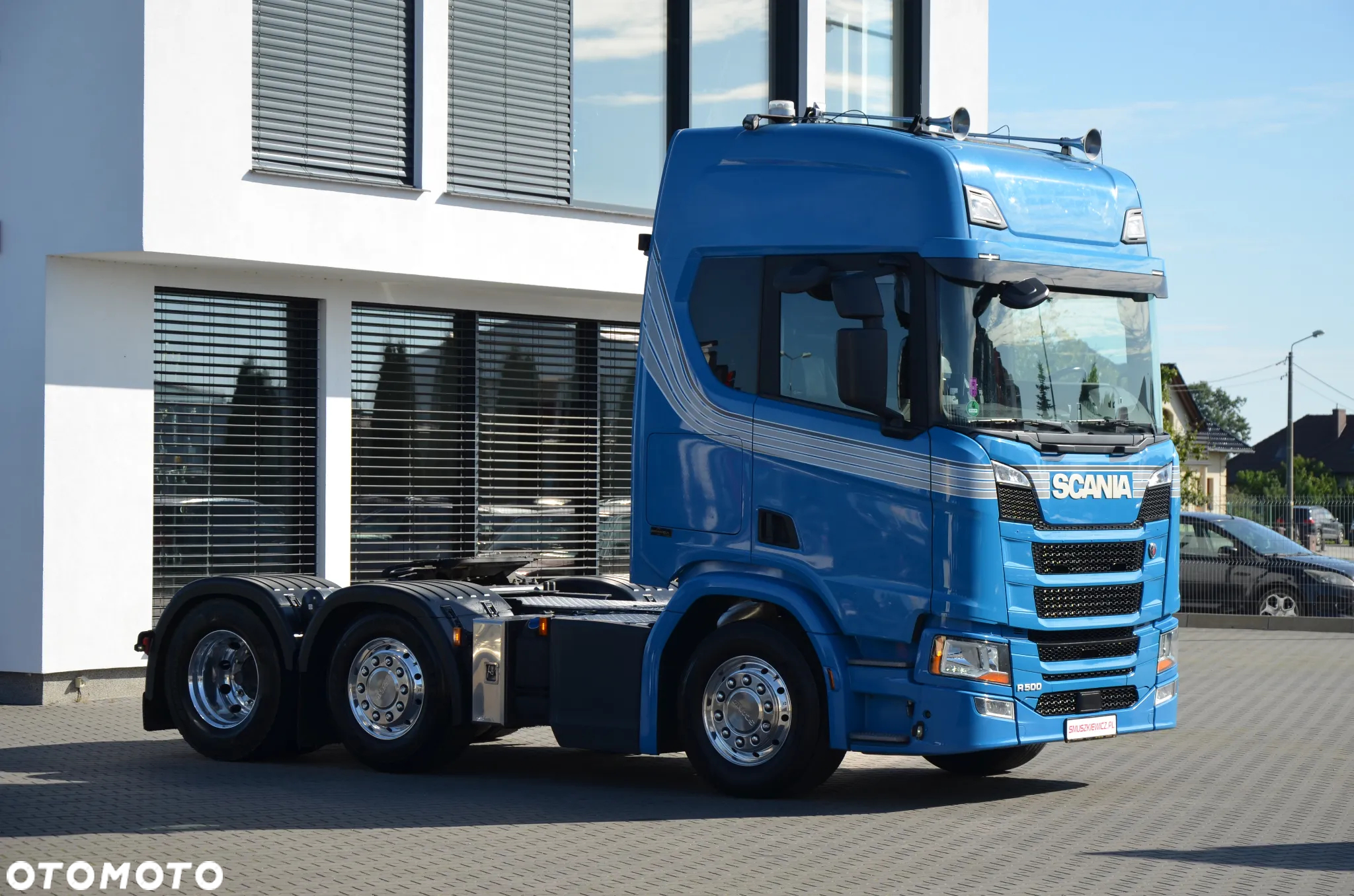 Scania R 500 6x2 PUSHER KLIMA P. SKÓRY LED MIKROFALÓWKA EKSPRES ALUSY KAMERA ACC NAVI 9540 - 4