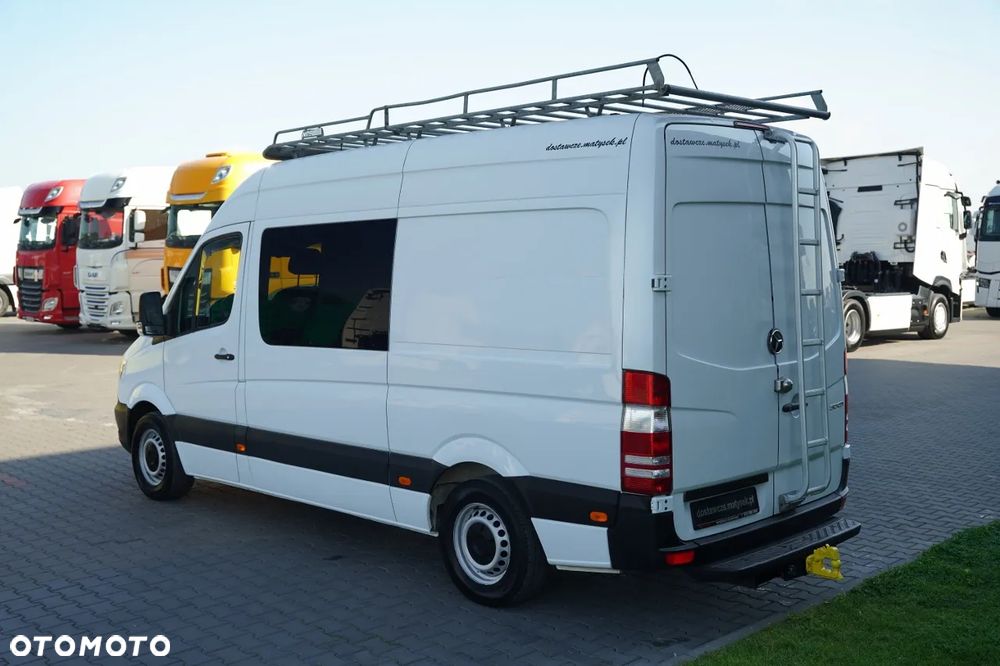 Mercedes-Benz SPRINTER 310 CDI / BRYGADÓWKA  7 MIEJSC / MANUAL / BLASZAK / FURGON - 6